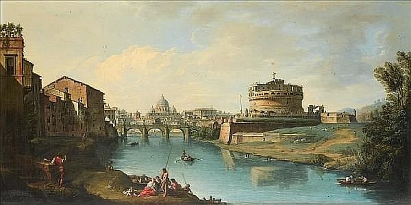 Veduta del Tevere e Castel Sant'Angelo
